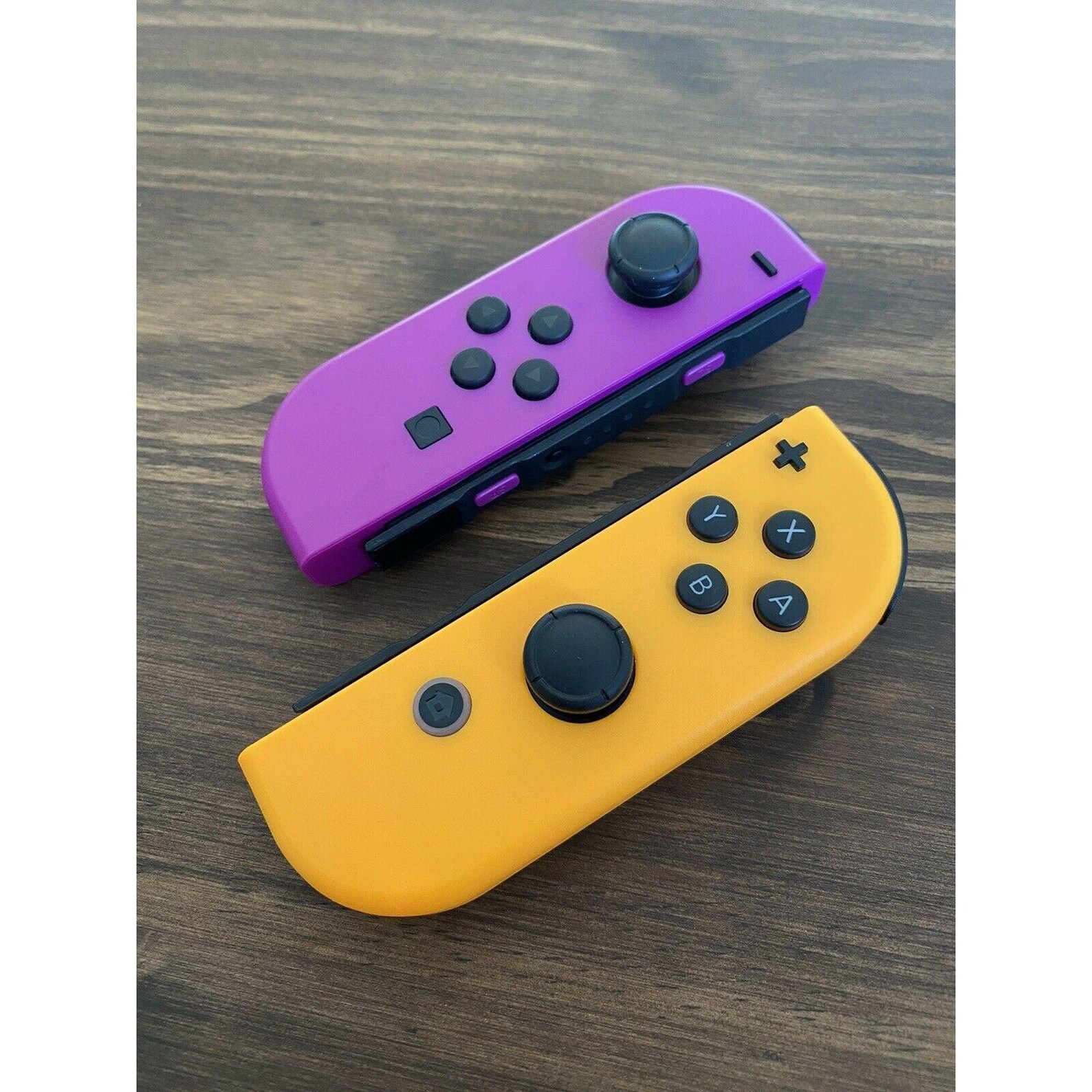 Purple et orange personnalisés JoyCon gauche et droite pour Etsy
