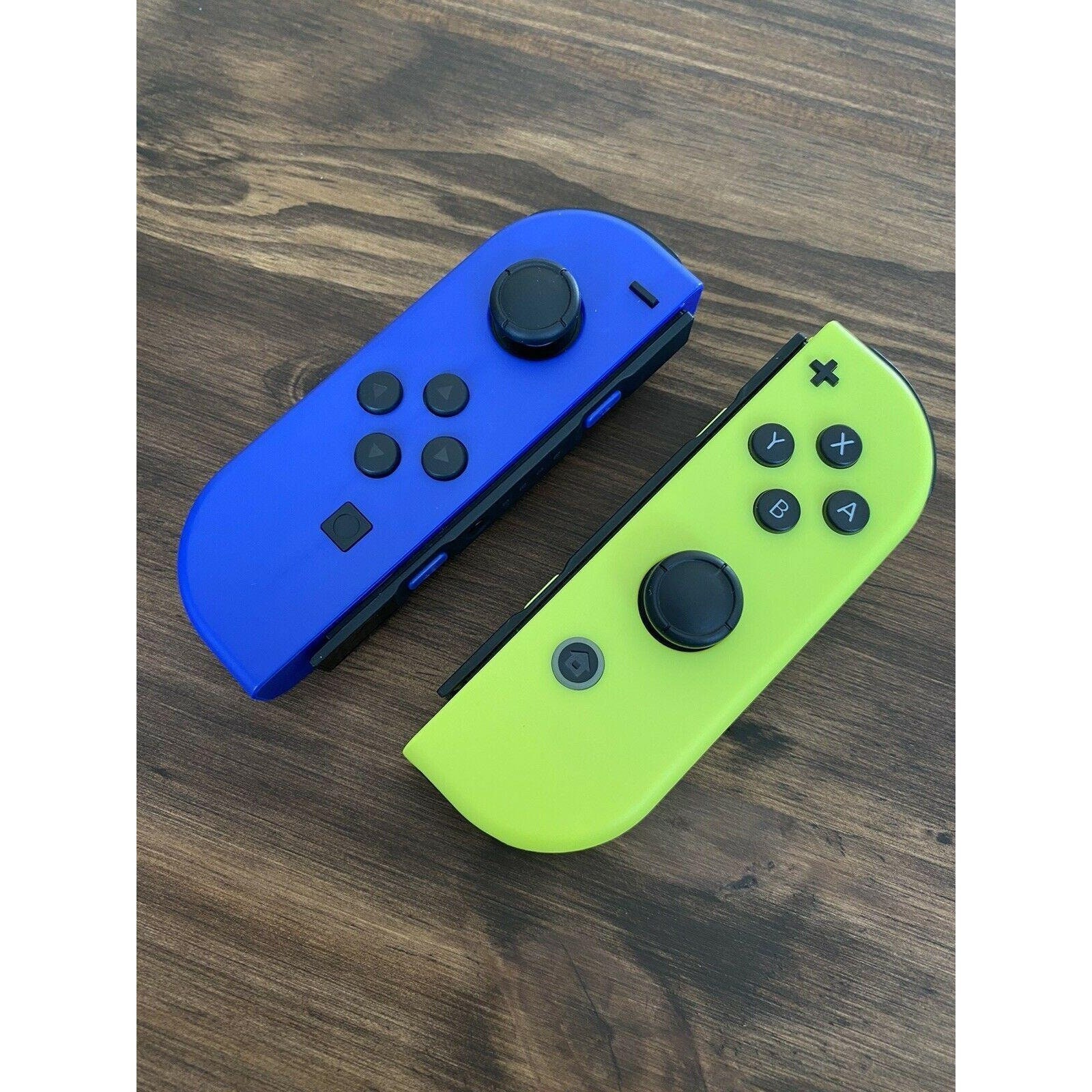 Customized Dark blue neon yellow Joy-Con Left and Right for | Etsy