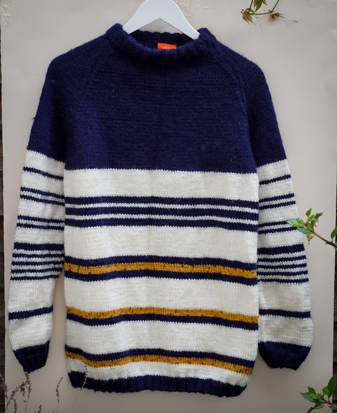 3705 Blue Knitted Jumper 