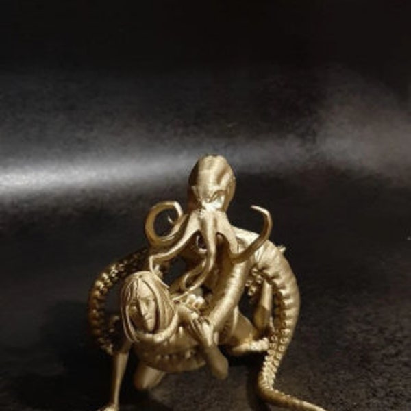 Octopus 5 erotic sculpture, sex, mature content, mythical sex, gift for men, sexy woman