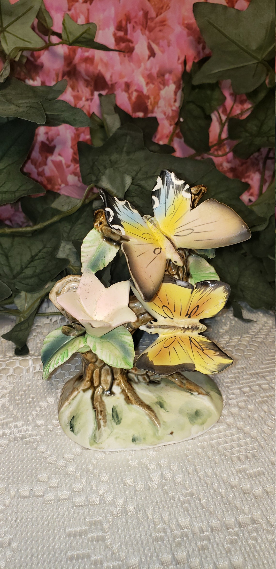 Rare Ucagco Ceramic Butterfly Figurine Made in Japan Mothers Etsy