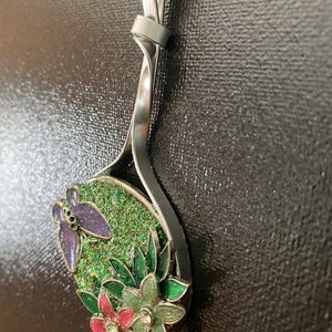 Whimsical one of a kind pendant , choker is for display only image 3