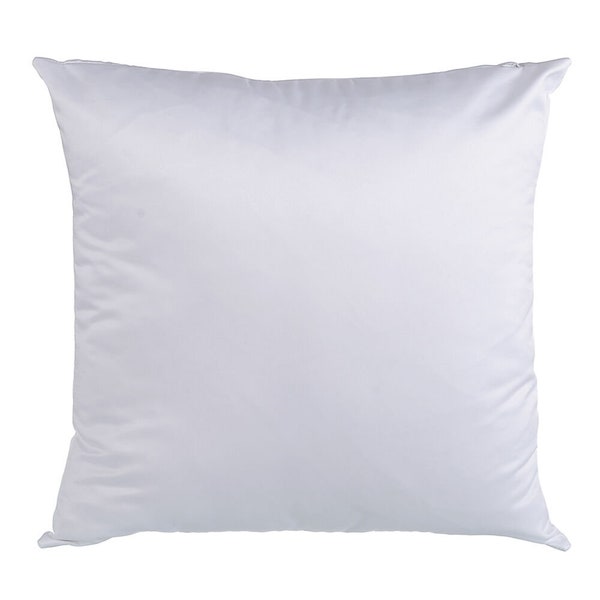 White Satin Pillow Blank