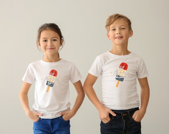 7 月 4 日の幼児用 T シャツ、アメリカン デュード キッズ シャツ、男の子用、幼児用シャツ、男の子用 7 月 4 日のキッズ シャツ
