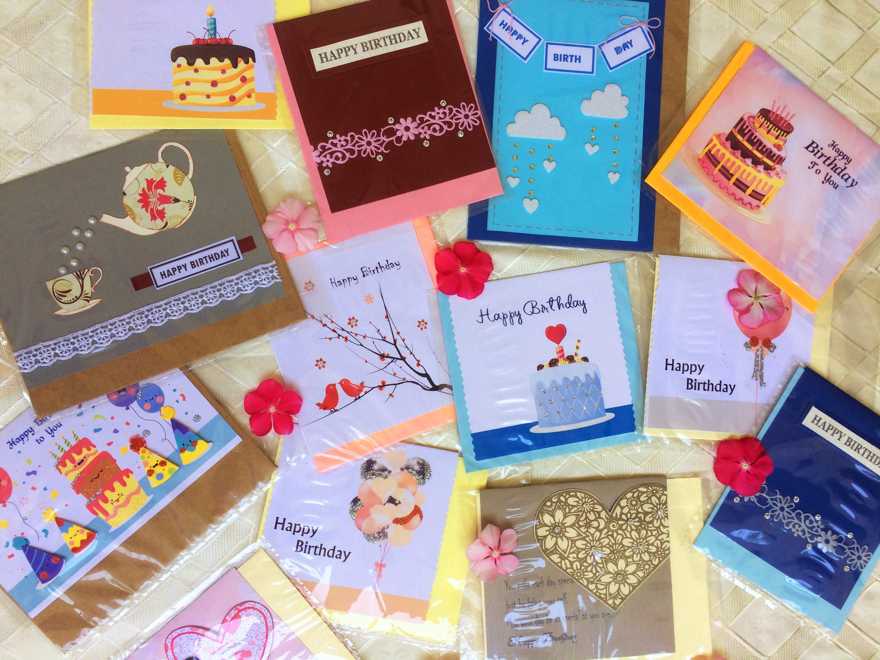 Greeting Birthday Invitation Cards Double Side Any Sizes - Etsy UK