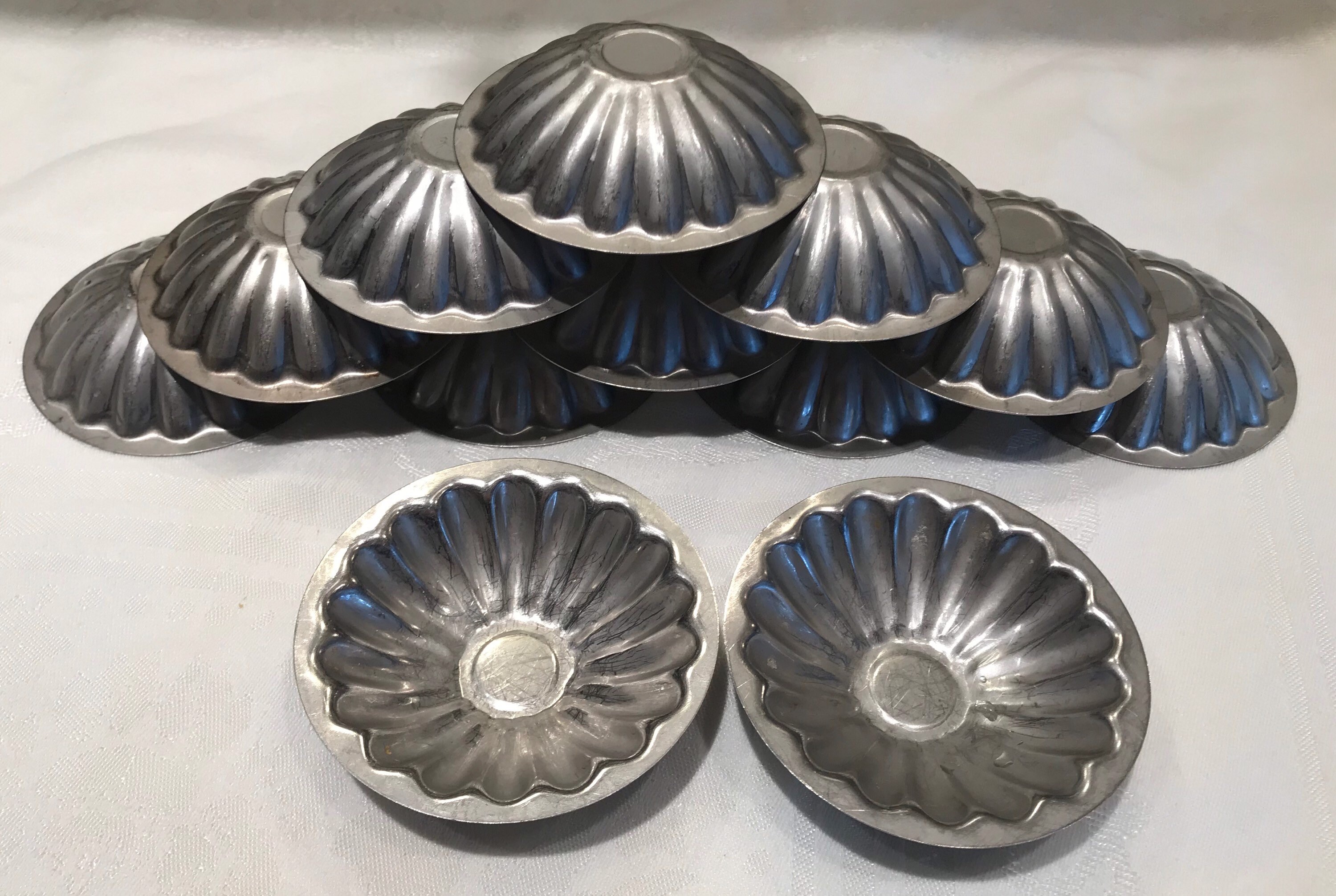 Vintage fluted tart tins 12 Etsy