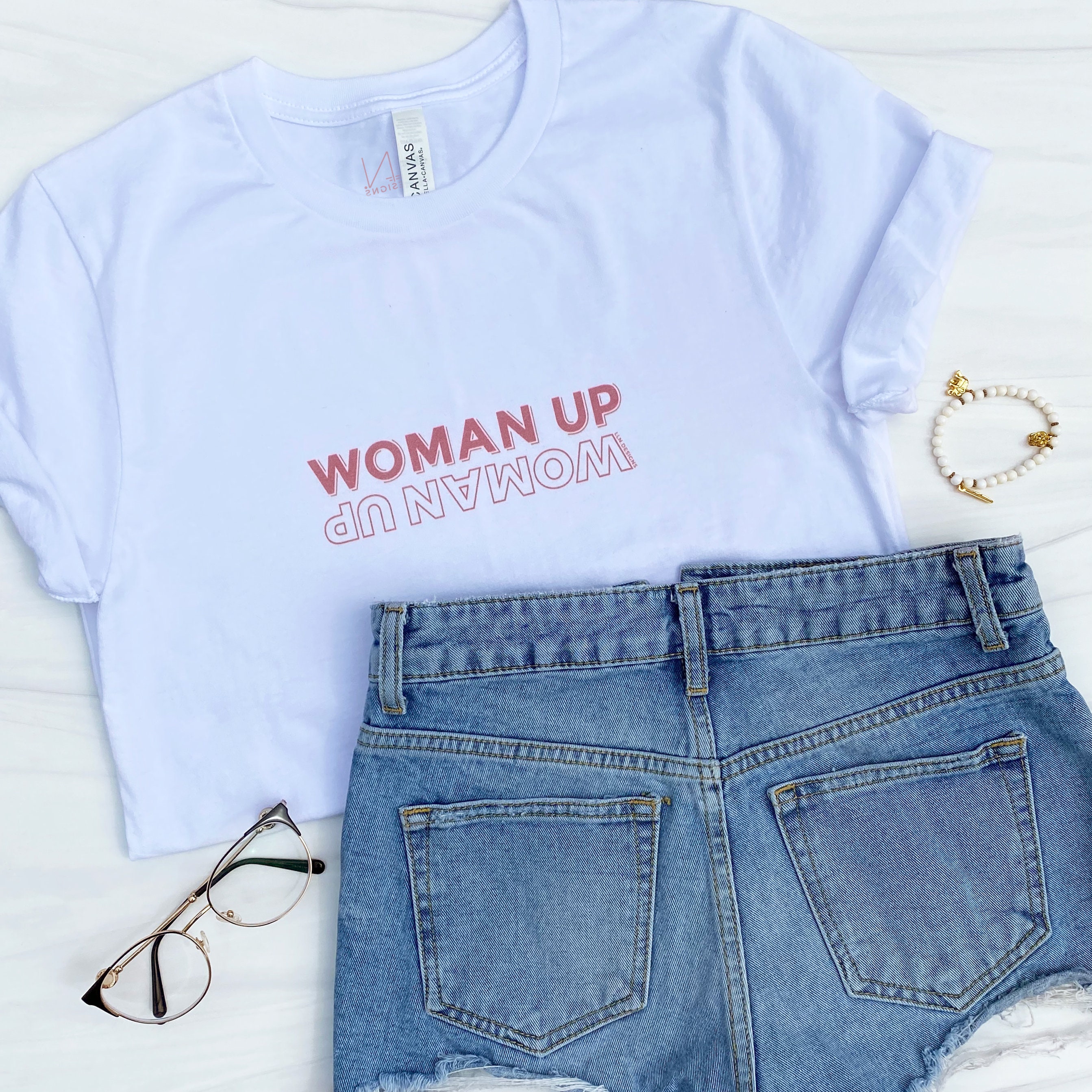 Discover Woman Up T-Shirt | Feminist T-shirt, Girl Power Shirt, Woman Gifts, Feminism T-Shirt (not a crop top)