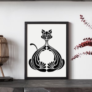 Felis,Signed/Limited Edition Print,Feature Wall Art,Hand Drawn,Irish Artist,Black & White,Living Room,Office,Irish abstract art