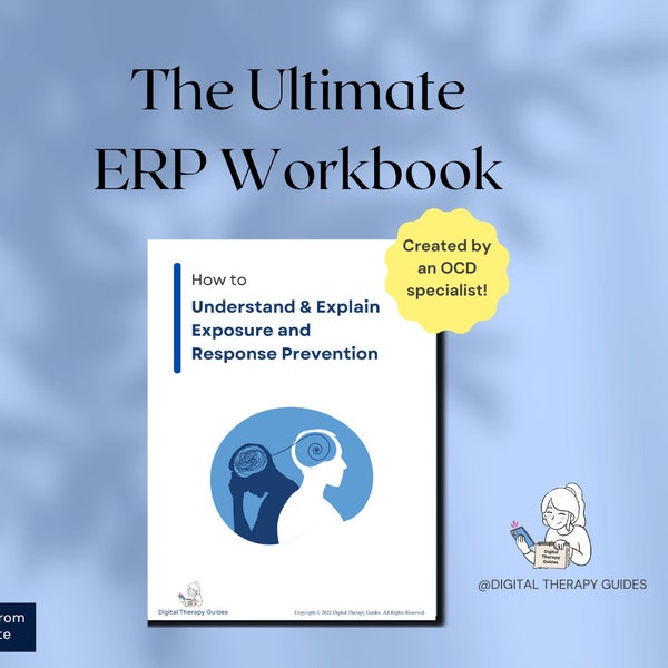 Exposure Workbook | Fillable PDF| ERP Worksheets | Exposure Tools | Diary Tracker Log | OCD Awareness | Treatment Guide |