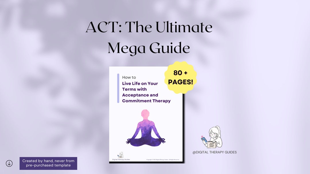 ACT Therapy Mega Guide – Fillable PDF Bundle for Therapists (digital ...