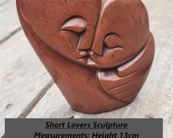 Lovers Sculpture made from Stone, Unique Shona Sculpture for sale, Free Shipping Black friday sale