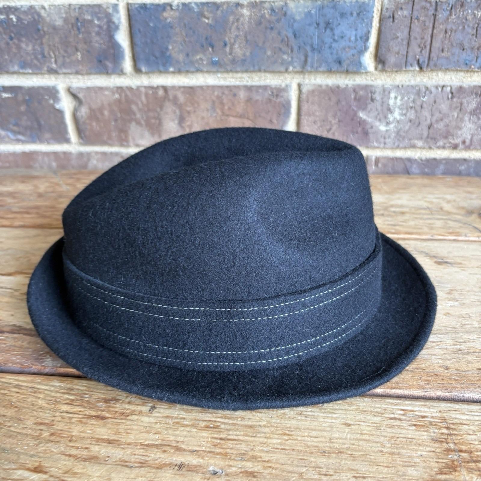 Scala Pronto 100% Linen Fedora Women OS Black Zipper Rose Trilby Boho Chic Artsy Scala Fedora Black Hats for Women for sale | eBay main image 2