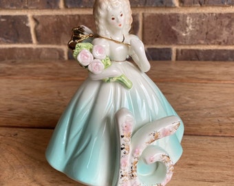 Vintage Josef Original 16 Year Old Birthday Angel Girl Figurine