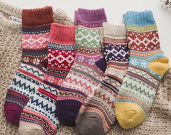 Warm Winter Socks - Etsy