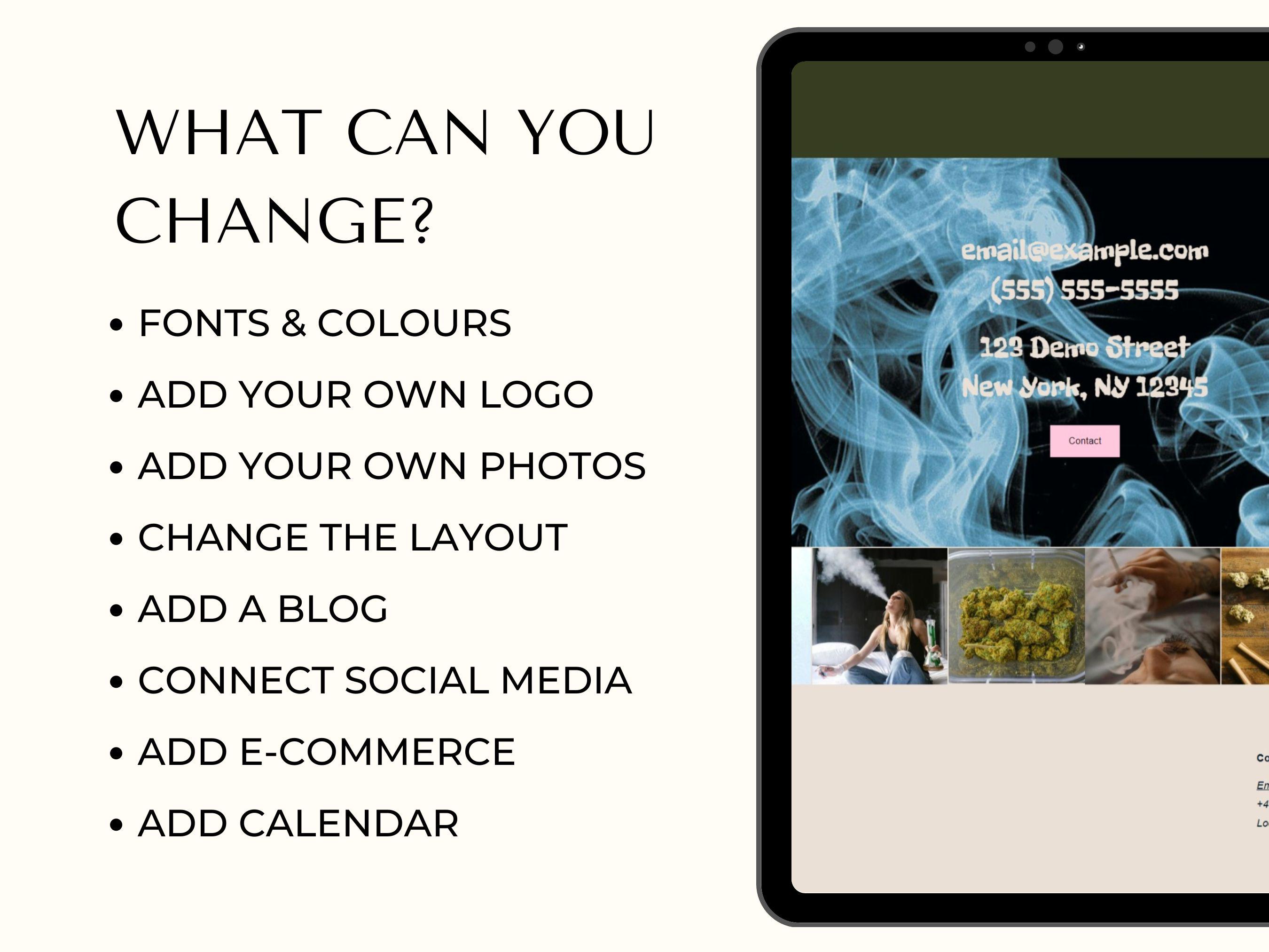 Vape Shop Web Template for Squarespace 7.1 - Download Website Template for  Weed Dispensaries, Weed Websites
