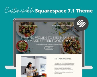 Squarespace 7.1 Website Template: Health & Nutrition Coach