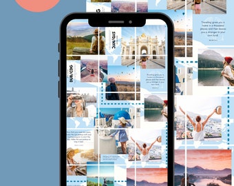Feed de rompecabezas de Instagram Viajes y aventuras