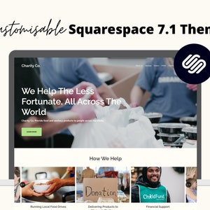 Charity | Community | Premade Website Template | Squarespace 7.1