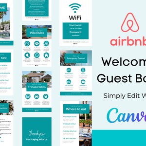 Airbnb Welcome Guest Book Template
