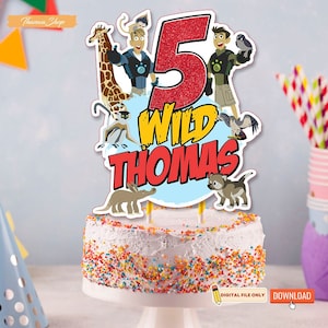Printable Wild Kratts Cake Topper, Wild Kratts Cake Topper | Wild Kratts Party | Wild Kratts Birthday | Wild Kratts Invitation | Wild Kratts
