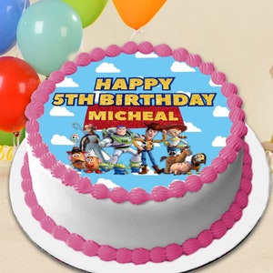 Printable Toy story Cake Topper, Toy Story, Personalized Cake Topper, Printable Personalized Toy Story Cake Topper, Toy Story Birthday