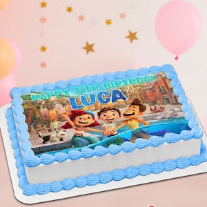 Luca Cake Topper, Luca Digital Download, Luca Cake Decoration, Luca Party Supplies, Luca Birthday Party, Luca Birthday Printable