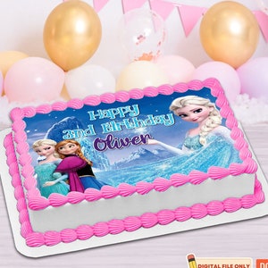 Gefrorene Kuchen Topper, Gefrorene 2 Cake Topper, Gefrorene 2, Gefrorene digitaler Download, Gefrorene Party Cake Topper, Gefrorene Party