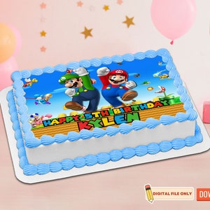 Super Mario Bros Movie Theme Bambini Festa di compleanno Forniture