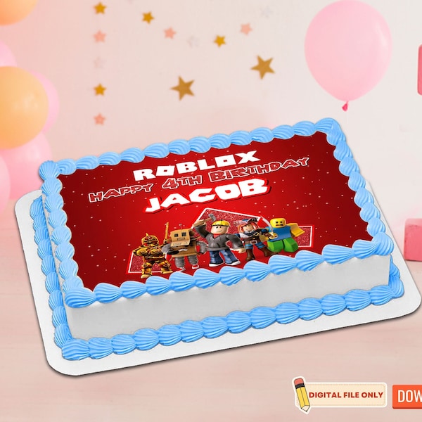 Gamer Cake Topper, Boy Video Game Cake Topper,  Video Game Matching Birthday, Game Birthday Decorations, Birthday Cake Topper