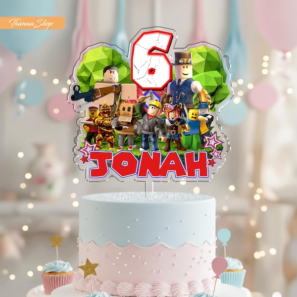 Roblox Rivals Cake Rivalry Roblox Rivals Cake Topper - Etsy