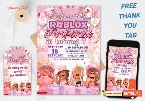 FREE Printable) - Roblox Baby Shower Invitation Templates  Free printable  baby shower invitations, Free birthday stuff, Baby shower invitation  templates