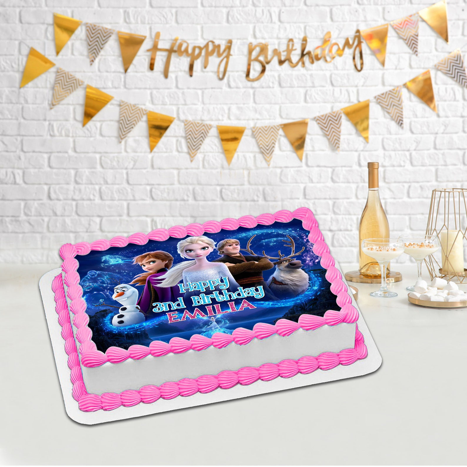 Printable Frozen Cake Topper Frozen 2 Cake Frozen Digital - Etsy