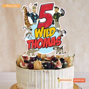 Printable Wild Kratts Cake Topper, Wild Kratts Cake Topper | Wild ...
