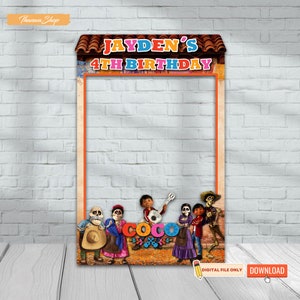 Coco Photo Booth Frame, Coco Birthday Party, Welcome Sign Birthday, Birthday Party Decorations, Coco Birthday, Printable Welcome Sign