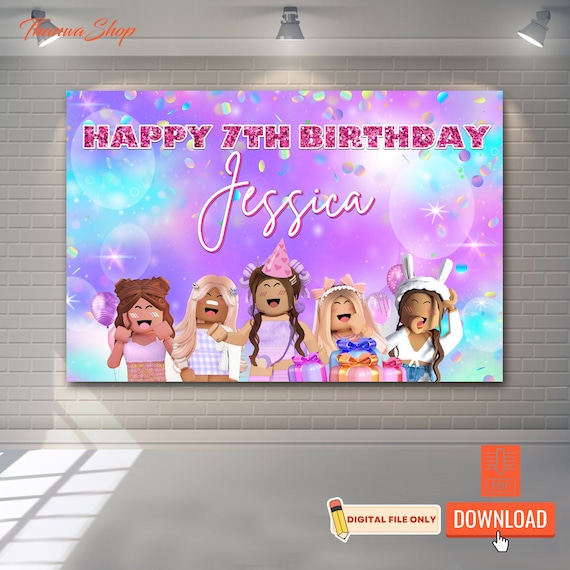 Customize Level 21/25/30/40 Unlocked Birthday Banner Roblox 