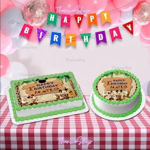 Safari Cake Topper | Mickey Mouse Party | Party Decorations | Safari Birthday | Safari Baby Shower | Mickey Mouse Cake Topper