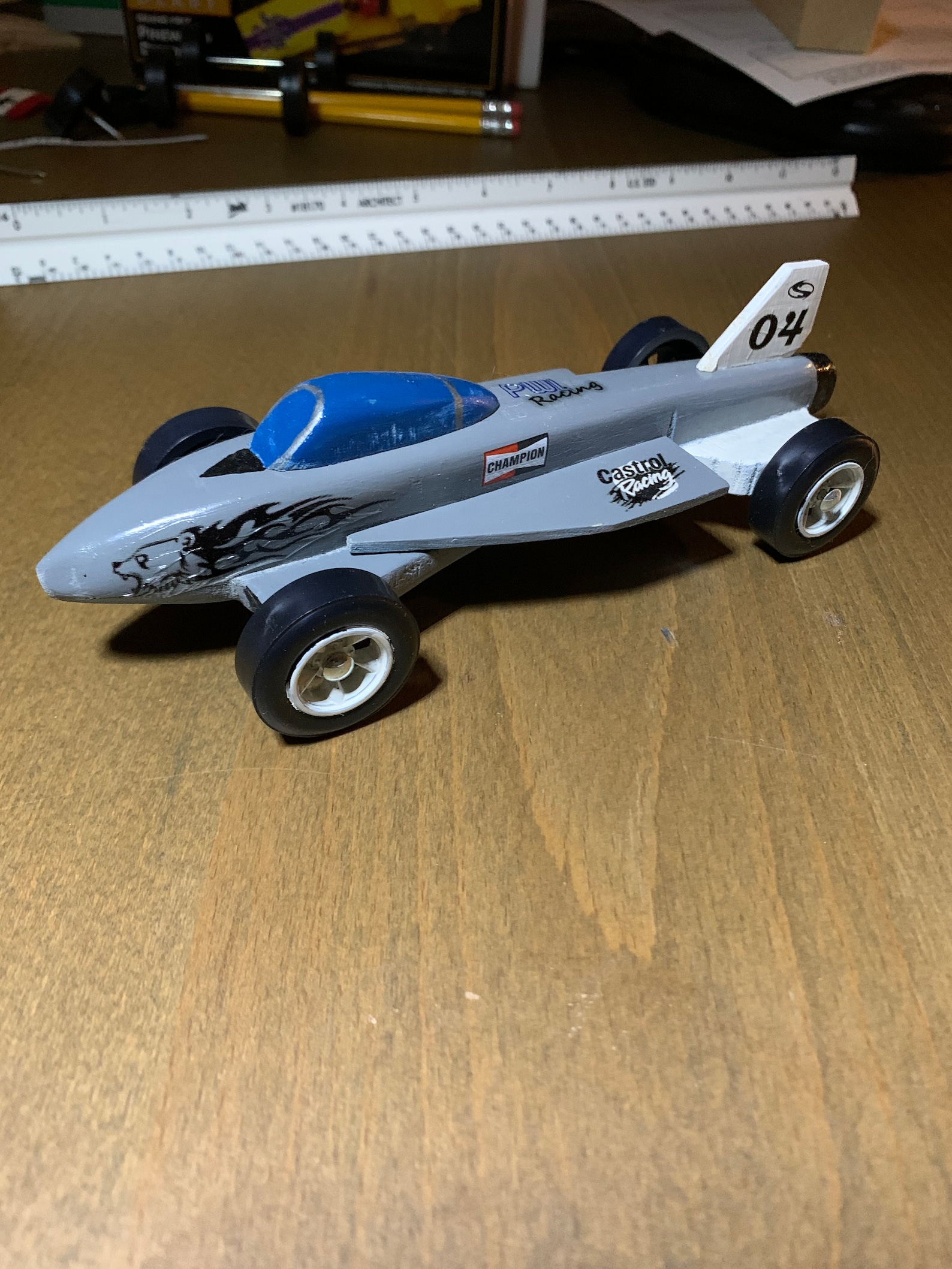 Pinewood Derby Custom Body Plansaerojet Etsy