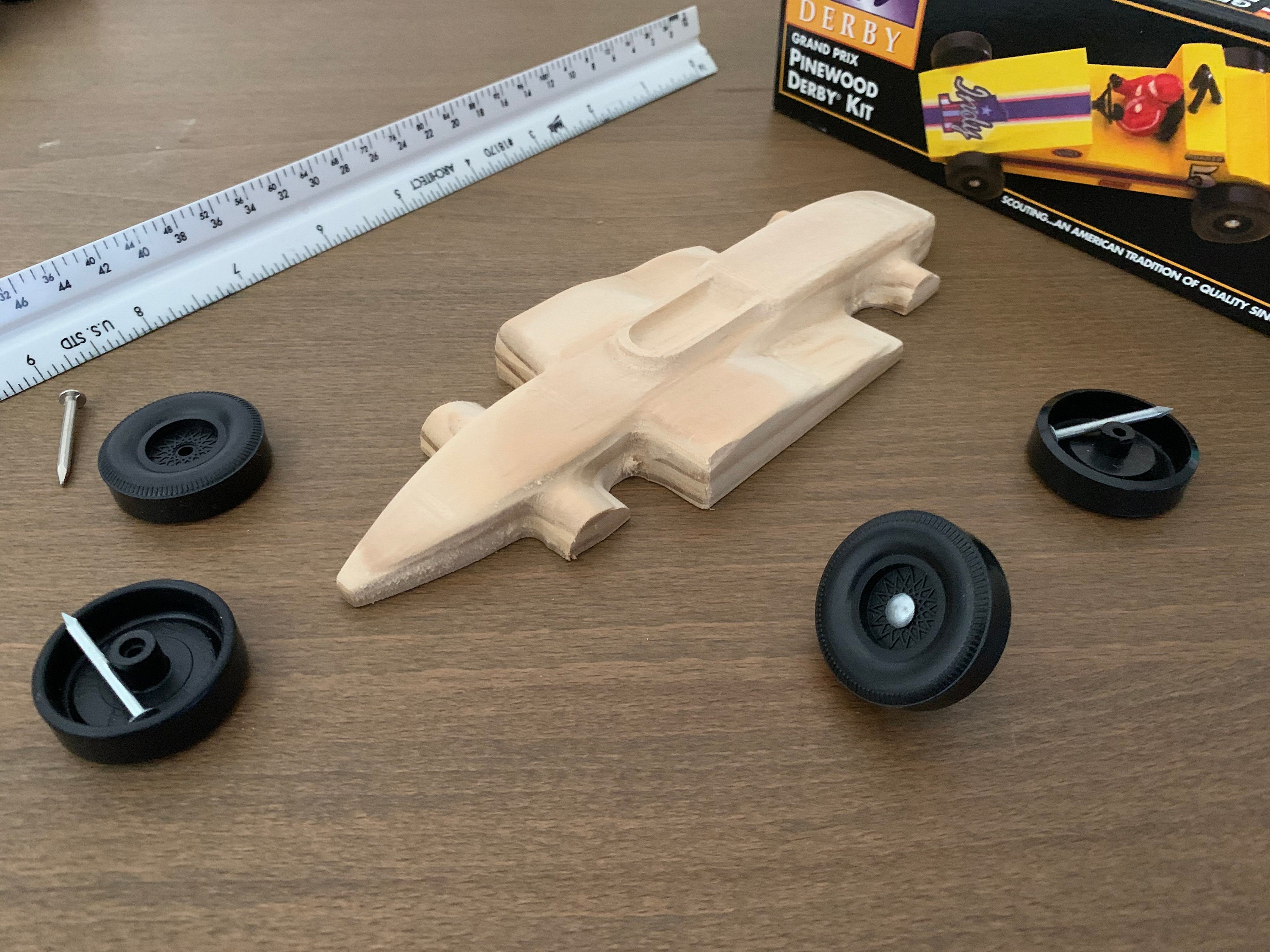 Pine Wood Derby CNC Custom Bodyf1 - Etsy