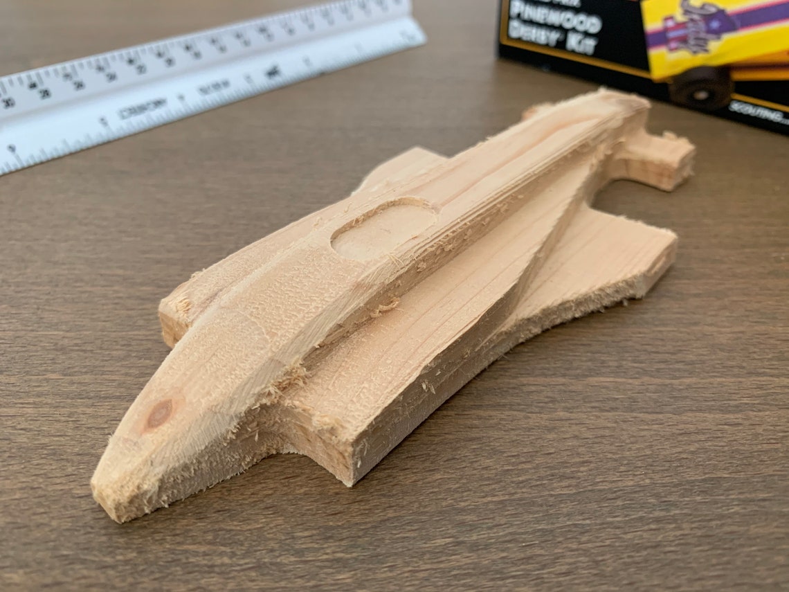 Pinewood Derby CNC custom bodyJet plane Etsy