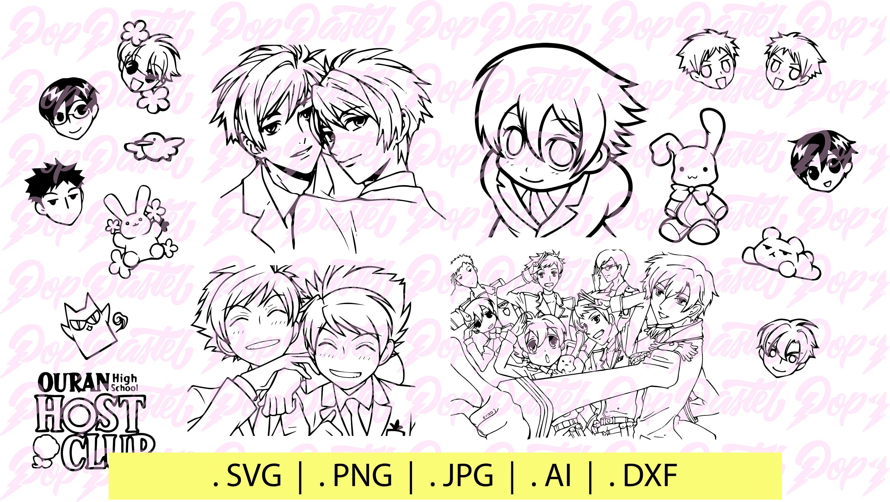 Download Anime Bundle SVG Digital Download Manga Svg Download | Etsy