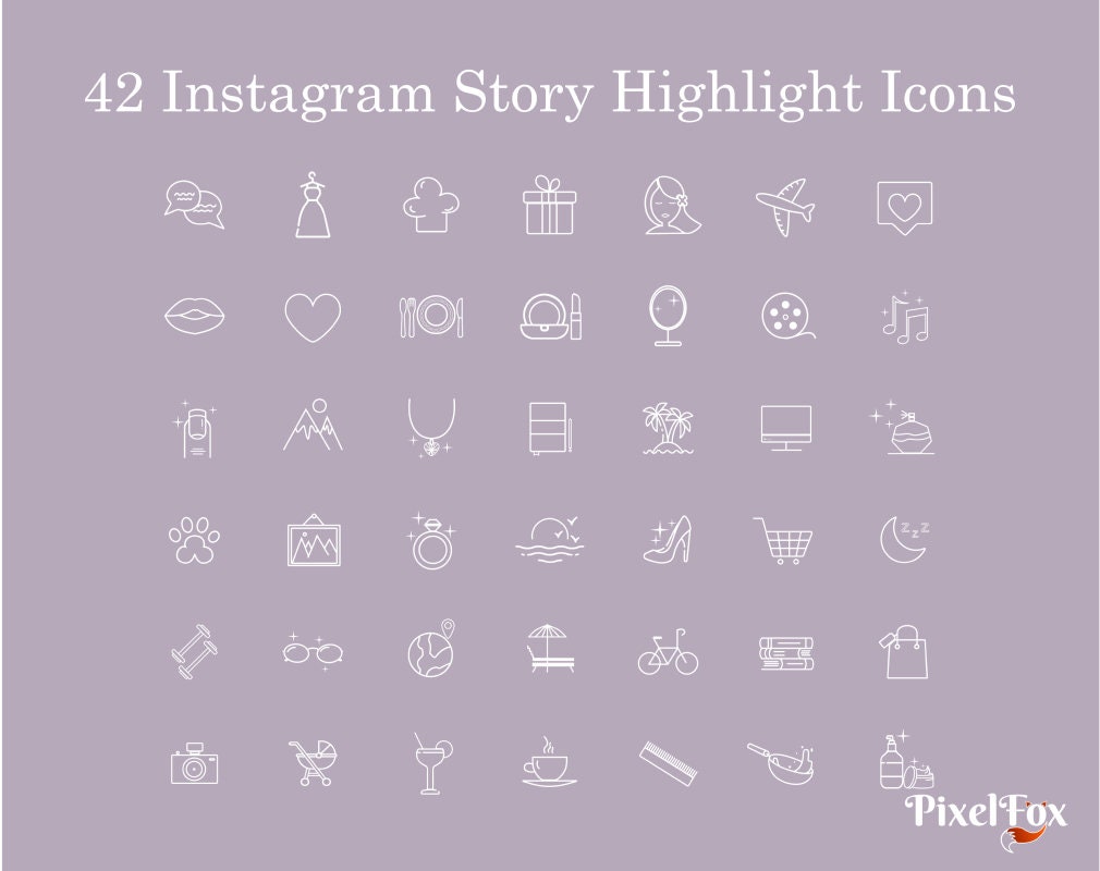 Instagram Story Highlight Icons Instagram Stories | Etsy