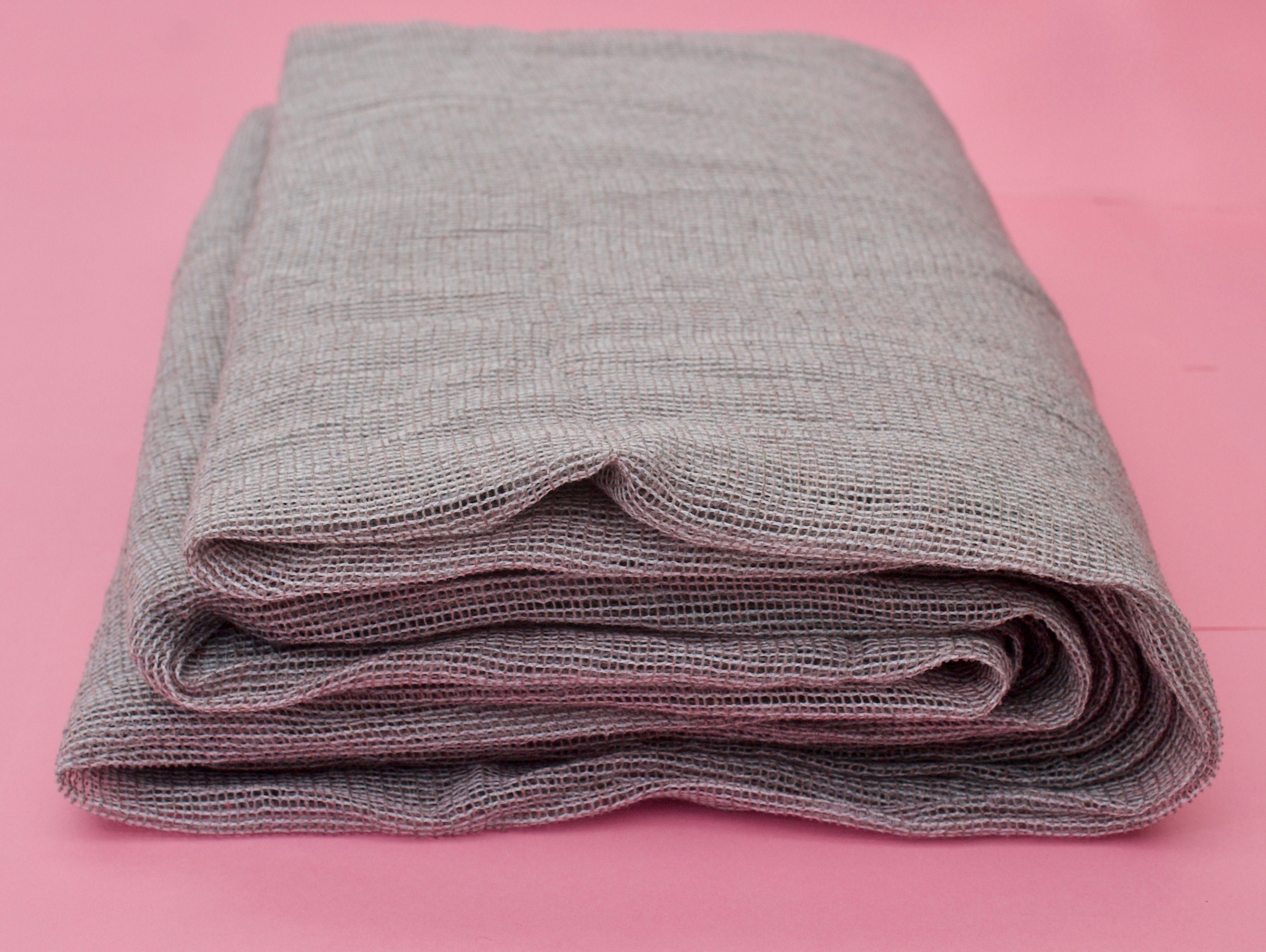 STANDARD Tufting Cloth, Gray Primary Rug Backing Fabric, 1/2 YARD