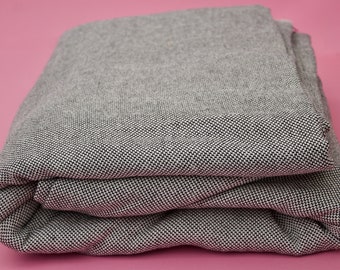 Envers secondaire 100 % coton – blanc cassé/noir