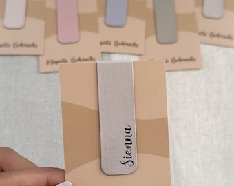 Personalised Magnetic Bookmark, Gifts for book lovers, Journalling, Reading accessories, Bookish gifts, Personalise, Design page holder