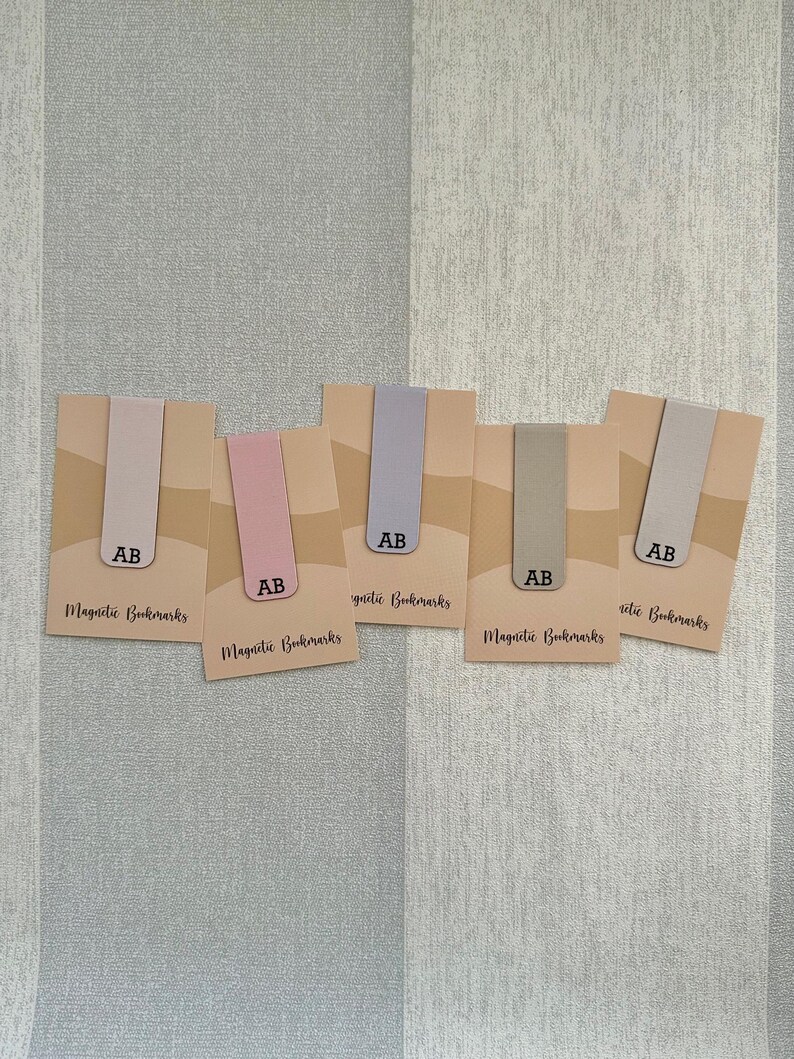 Personalised Magnetic Bookmark, Gifts for Christmas, Journalling, Reading accessories, Bookish gifts, Personalise, Design page holder image 8
