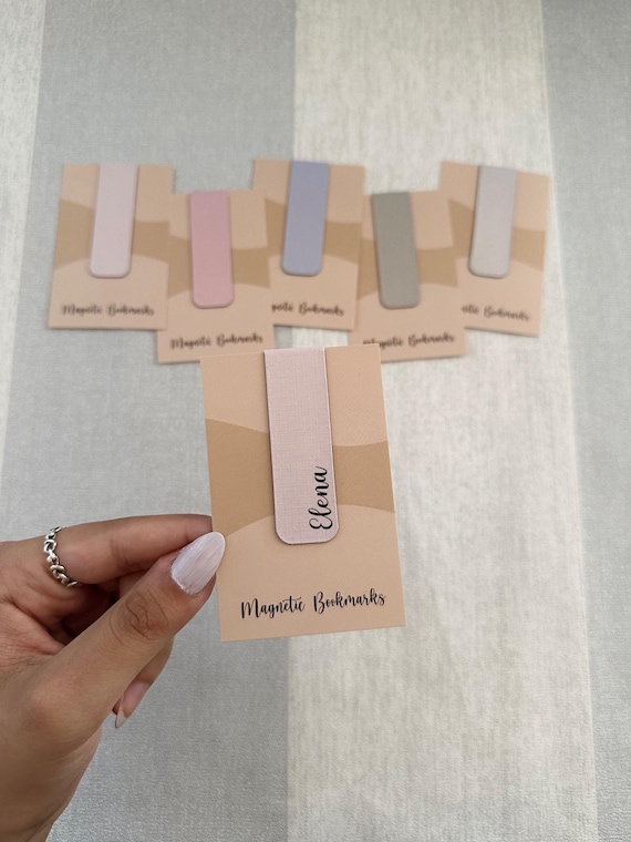 Personalised Magnetic Bookmark, Gifts for Christmas, Journalling, Reading accessories, Bookish gifts, Personalise, Design page holder