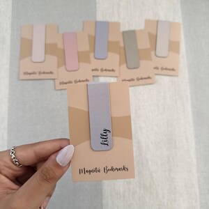 Personalised Magnetic Bookmark, Gifts for Christmas, Journalling, Reading accessories, Bookish gifts, Personalise, Design page holder image 3