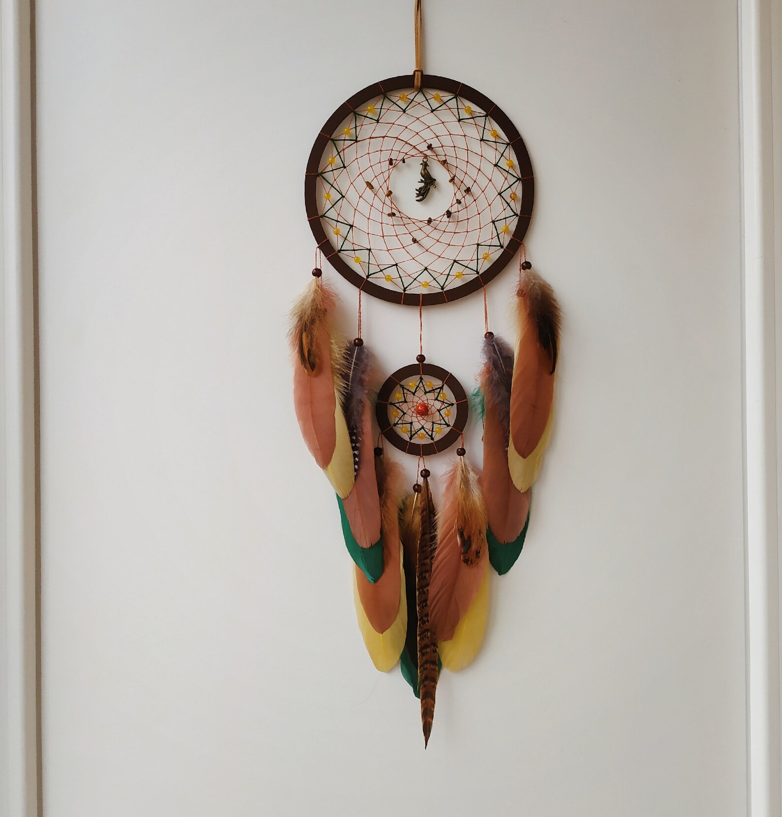 New Large Wall Hanging Dream Catcher. Handmade Native American Etsy