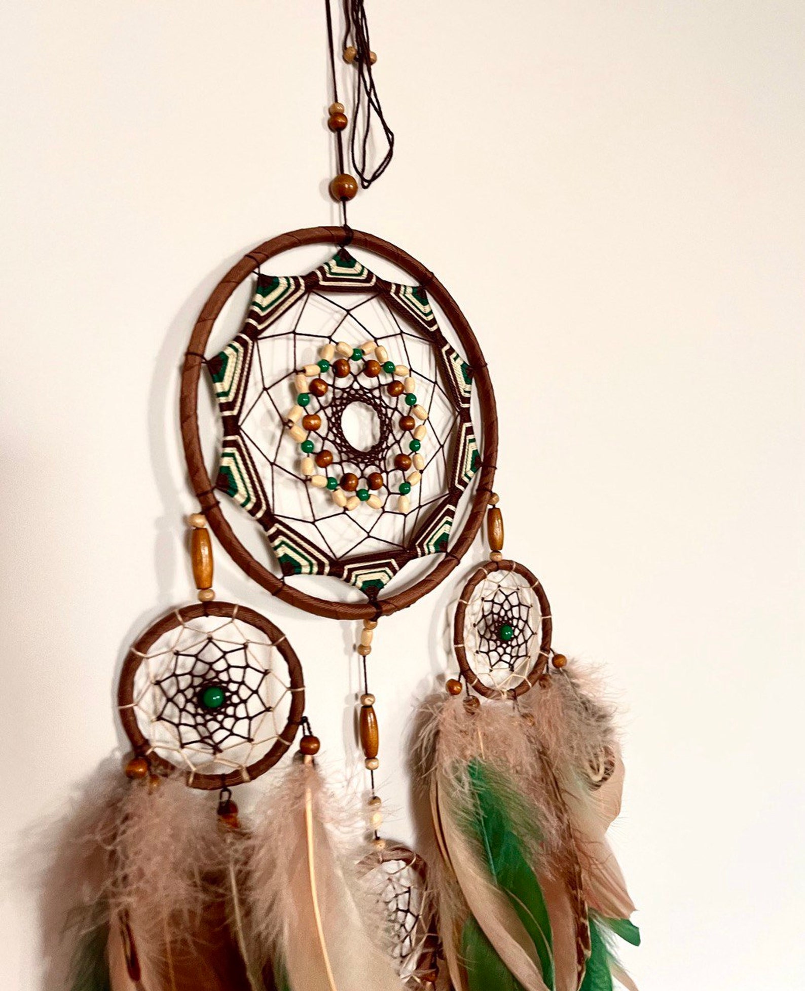 Traditional Dreamcatcher Ojibwe Shamanic Dream Catcher Etsy