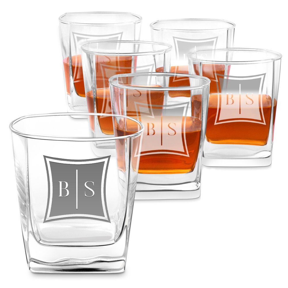 Murrano Verre à Whisky Personnalisé - d'une Capacité de 250 Ml Classique avec Gravure White Backgrou